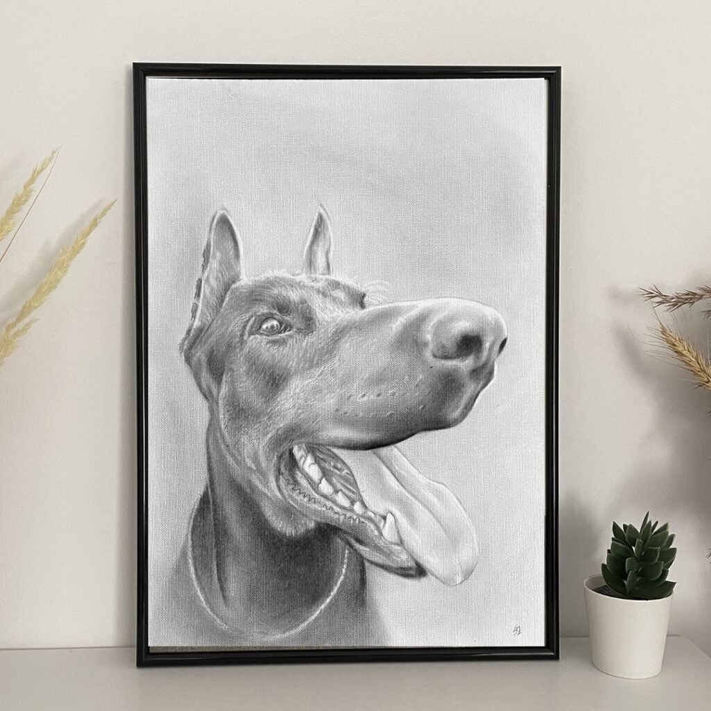 Pet Portrait Dry Brush Technique