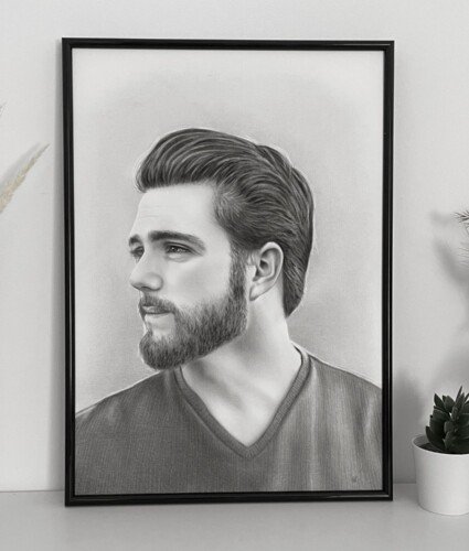 Custom Portrait Commission - Professional Headshots, Solo Male Portrait