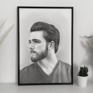 Custom Portrait Commission - Professional Headshots, Solo Male Portrait