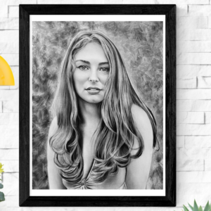 Custom Portrait Commission - Custom Painted Background