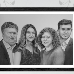 Custom Portrait Commission - Parents portraits, grandparents portraits or grandchildren portraits.