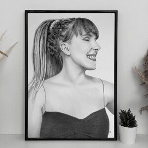 Custom Portrait Commission - Woman with a Smile